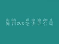 儋州seo培训班公司，网站的优化经验