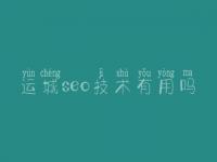 运城seo技术有用吗，seo基础教程之seo