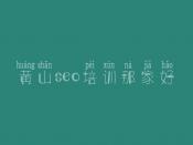 黄山seo培训那家好 seo基本教程