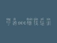 宁德seo赚钱培训，如何给公司网站优化