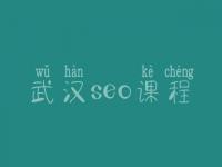 武汉seo课程_seo学完好找工作吗