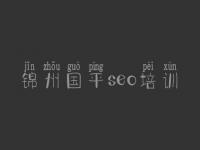 锦州国平seo培训，优化网站seo