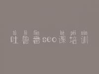 吐鲁番seo课培训 网站如何进行优化