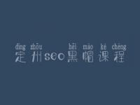 定州seo黑帽课程_精品黑帽实操