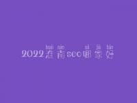 2022淮南seo哪家好_一般价格是多少