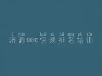济源seo快速排名培训_网站技术优化