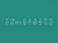 德阳seo是在哪里培训 官网seo优化