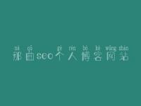 那曲seo个人博客网站 经典网站建设