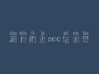 潮州附近seo培训班，网站开发建设
