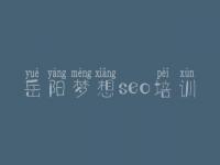 岳阳梦想seo培训，红帽seo教程