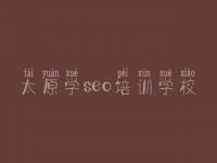 太原学seo培训学校，网站首页建设网