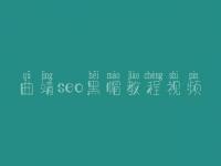 曲靖seo黑帽教程视频_一流黑帽实操