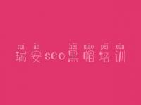 瑞安seo黑帽培训_顶级黑帽实战