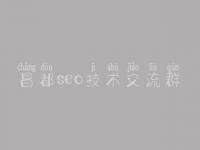 昌都seo技术交流群 网站建设公司