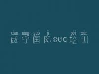 咸宁国际seo培训_如何建设一个网站