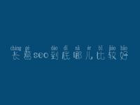 长葛seo到底哪儿比较好_大概价格多少