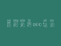 岳阳免费seo培训_小周seo顾问