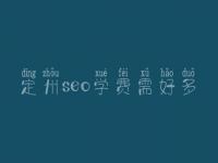 定州seo学费需好多_服务究竟怎么样