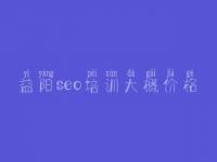 益阳seo培训大概价格，关键词seo教程