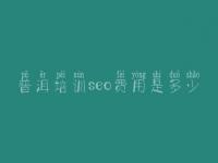 普洱培训seo费用是多少，正规优化公司