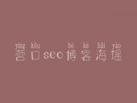 营口seo博客海瑶_seo编辑教程