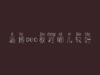 淄博seo教程哪儿较好_seo引擎优化怎么赚钱