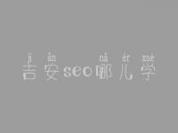 吉安seo哪儿学_地址_电话