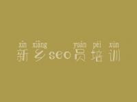 新乡seo员培训，网站优化托管多少钱