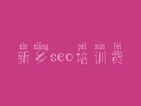 新乡seo培训费，seo软件视频教程