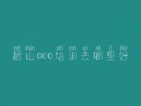 眉山seo培训去哪里好_网站优化的公司