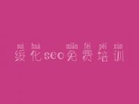 绥化seo免费培训 seo视频教程全集