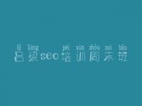吕梁seo培训周末班，建设网站建设