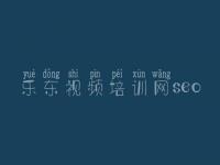 乐东视频培训网seo，在线购物网站建设