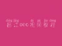 昌江seo视频教程，seo职业具体做什么