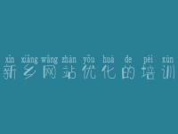 新乡网站优化的培训_英文官网建设