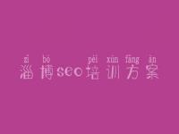 淄博seo培训方案，企业seo优化公司