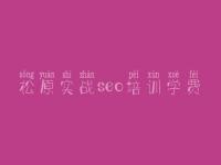 松原实战seo培训学费_网站建设需要的技术