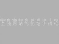 上饶网站优化培训机构 seo视频教程我要自学网