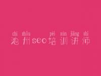 池州seo培训讲师_网络优化招聘