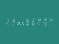 拉萨seo零基础培训_经典网站建设