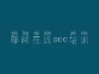 鄢陵在线seo培训_seo教程课件