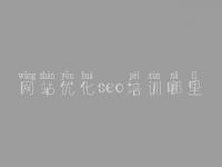 网站优化seo培训哪里，官网建设方案
