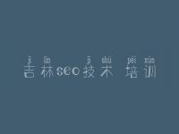 吉林seo技术 培训，网站建设工程