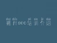 朔州seo培训介绍_seo高级视频教程