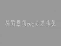 锦州草根seo技术博客，顶级网站建设
