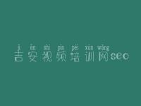 吉安视频培训网seo，技术角度seo教程
