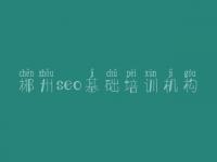 郴州seo基础培训机构 网站建设网站推广