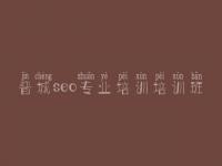 晋城seo专业培训培训班_怎么样建设公司网站