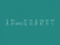 达州seo培训费用多少 网站优化实战