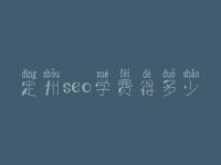 定州seo学费得多少_服务口碑咋样